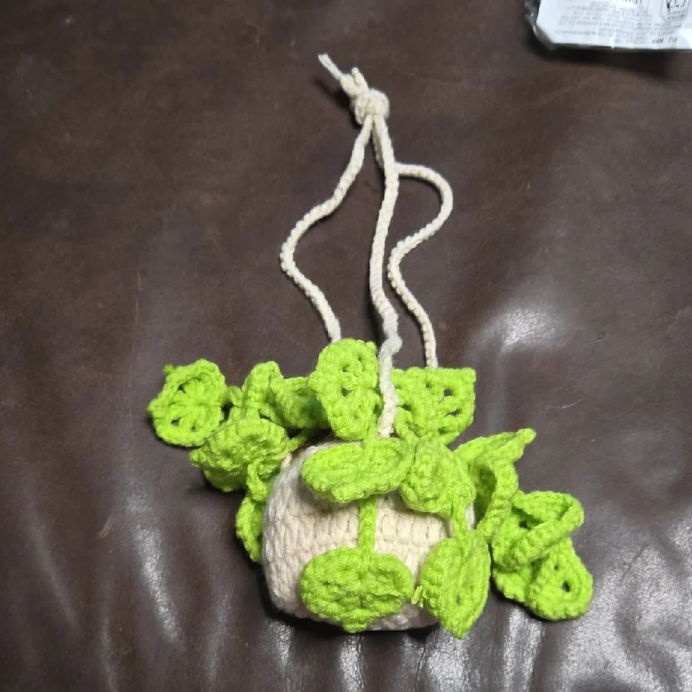 Handcrafted Green Faux Floral Hanging Accent